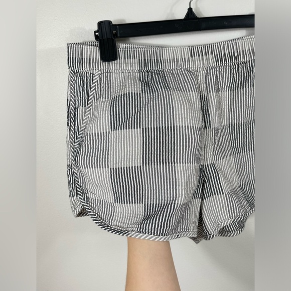 Shorts Pull-On Shorts Women's in Striped Check Cotton Summer Madewell - Picture 7 of 16